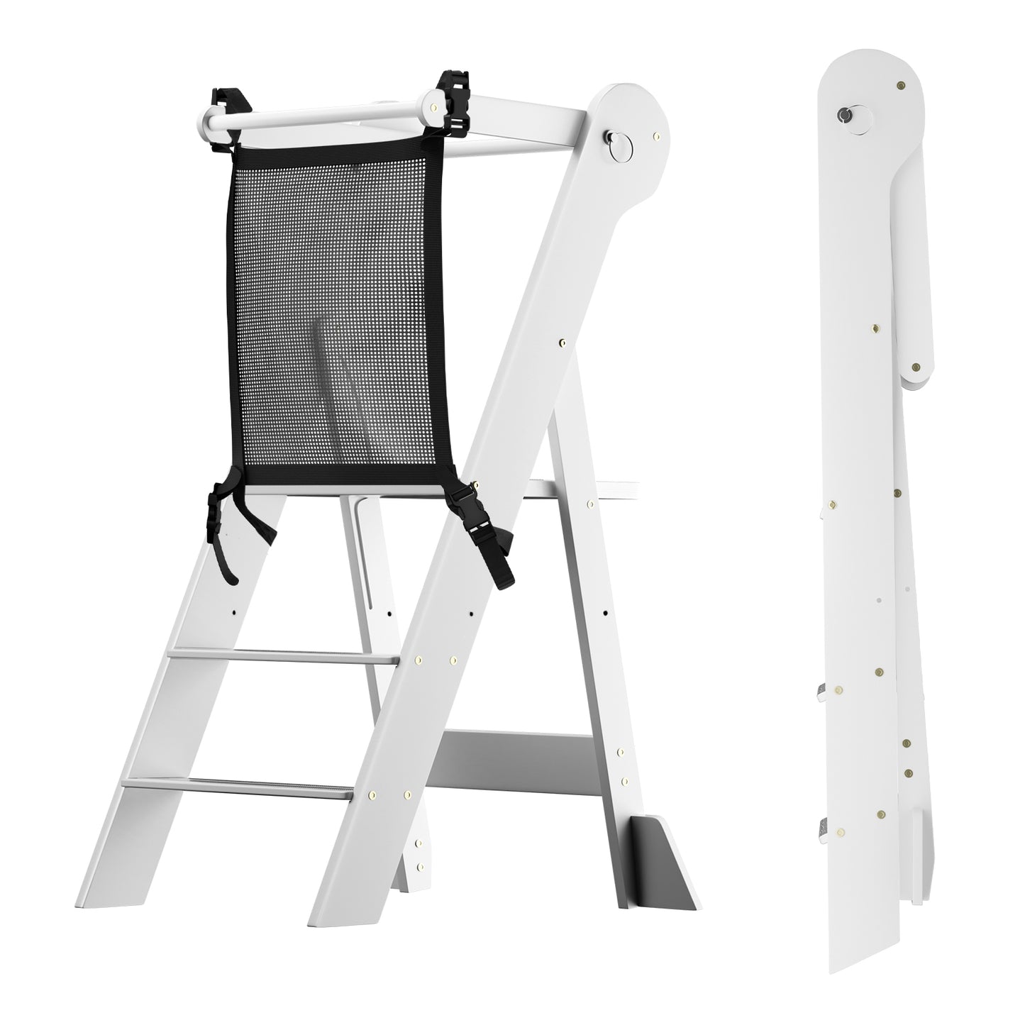 Height Adjustable Toddler Kitchen Standing Tower