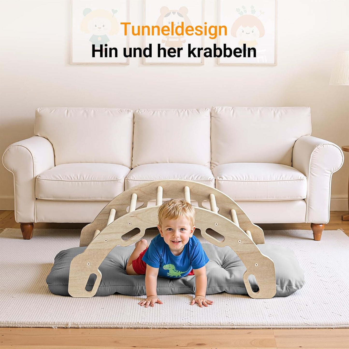 Montessori Wooden Climbing Arch
