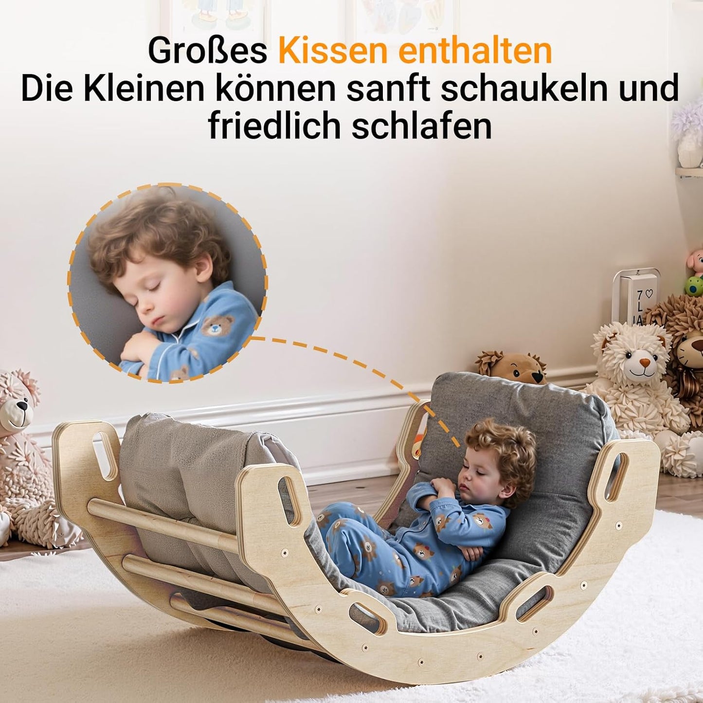 Montessori Wooden Climbing Arch