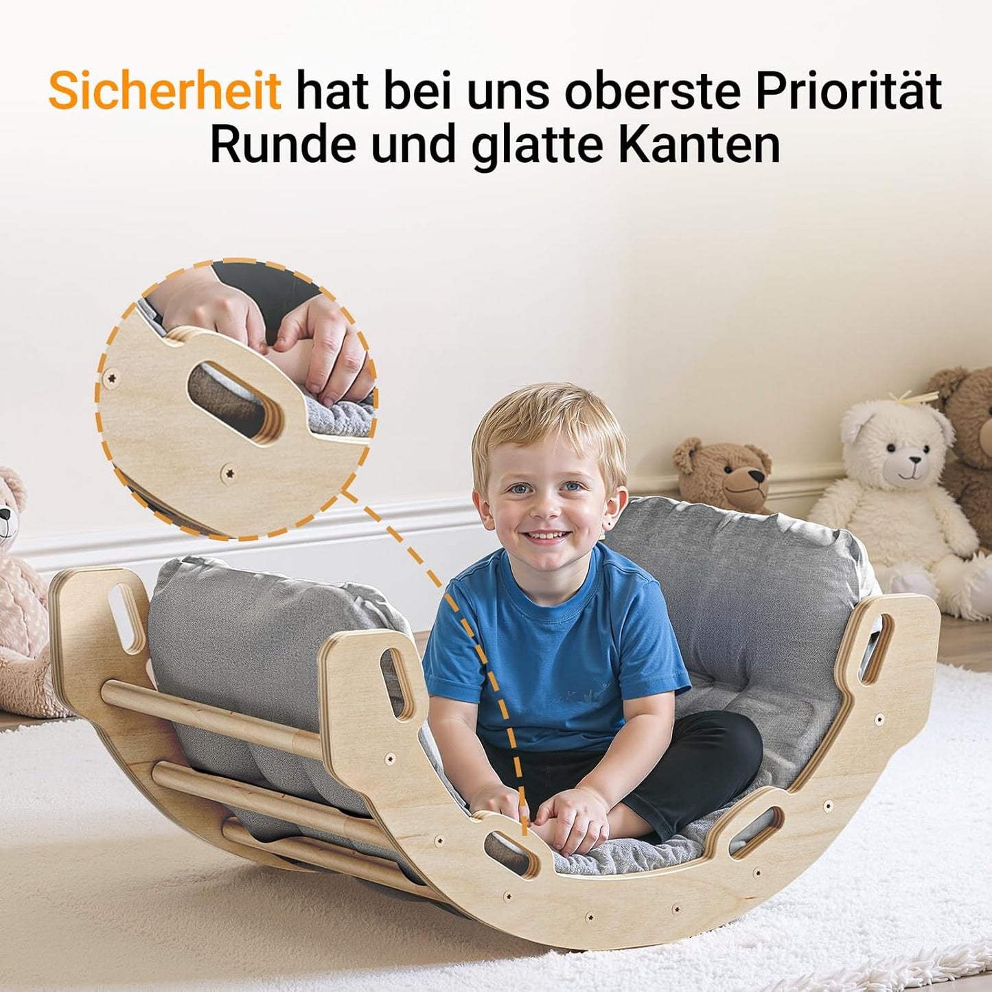 Montessori Wooden Climbing Arch