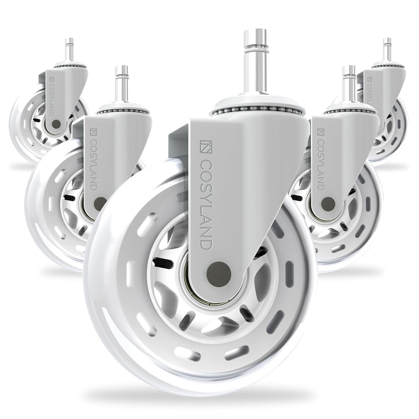 Set of 5 Office Silent Casters