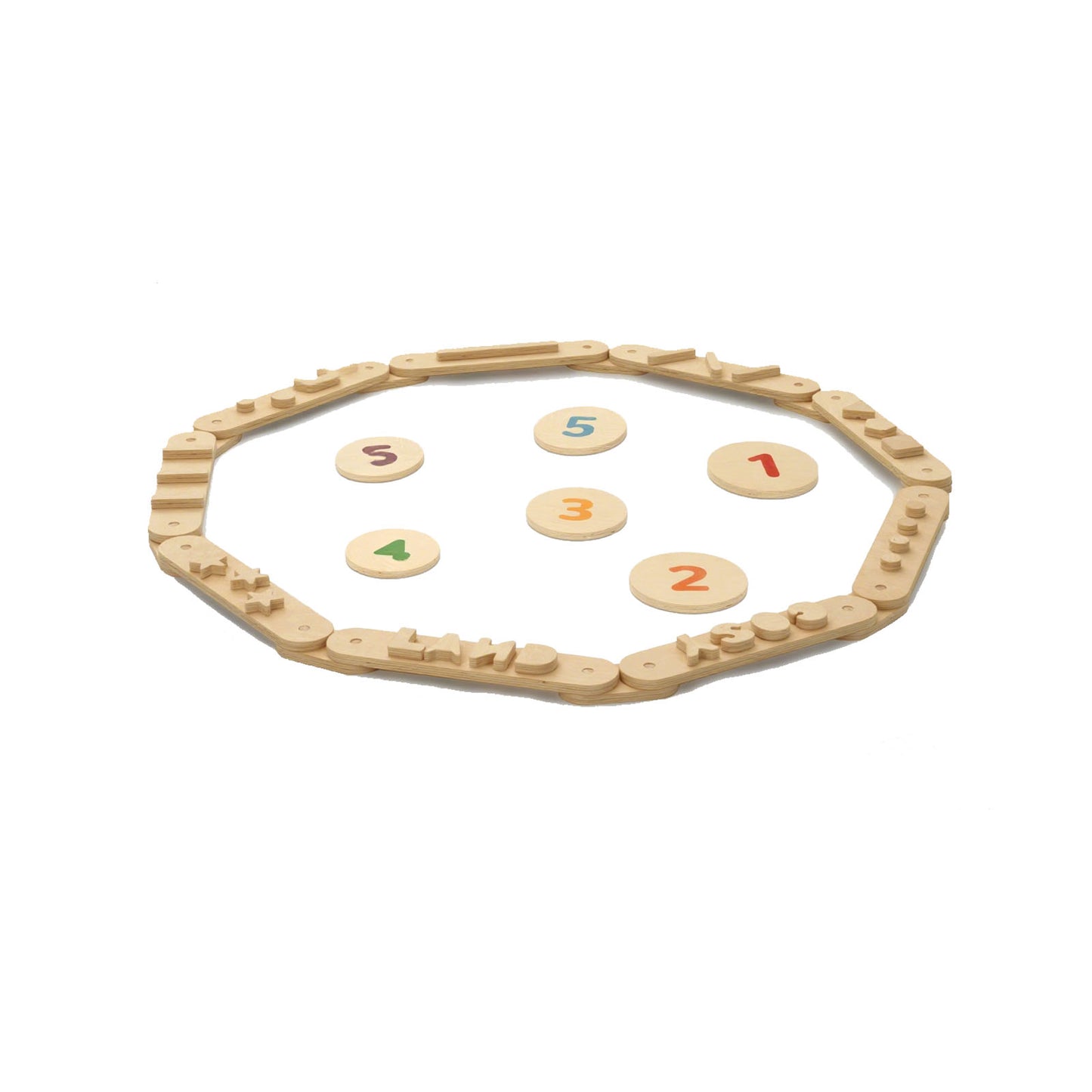 15 PCS Toddler Wooden Balance Beams and Stepping Stones