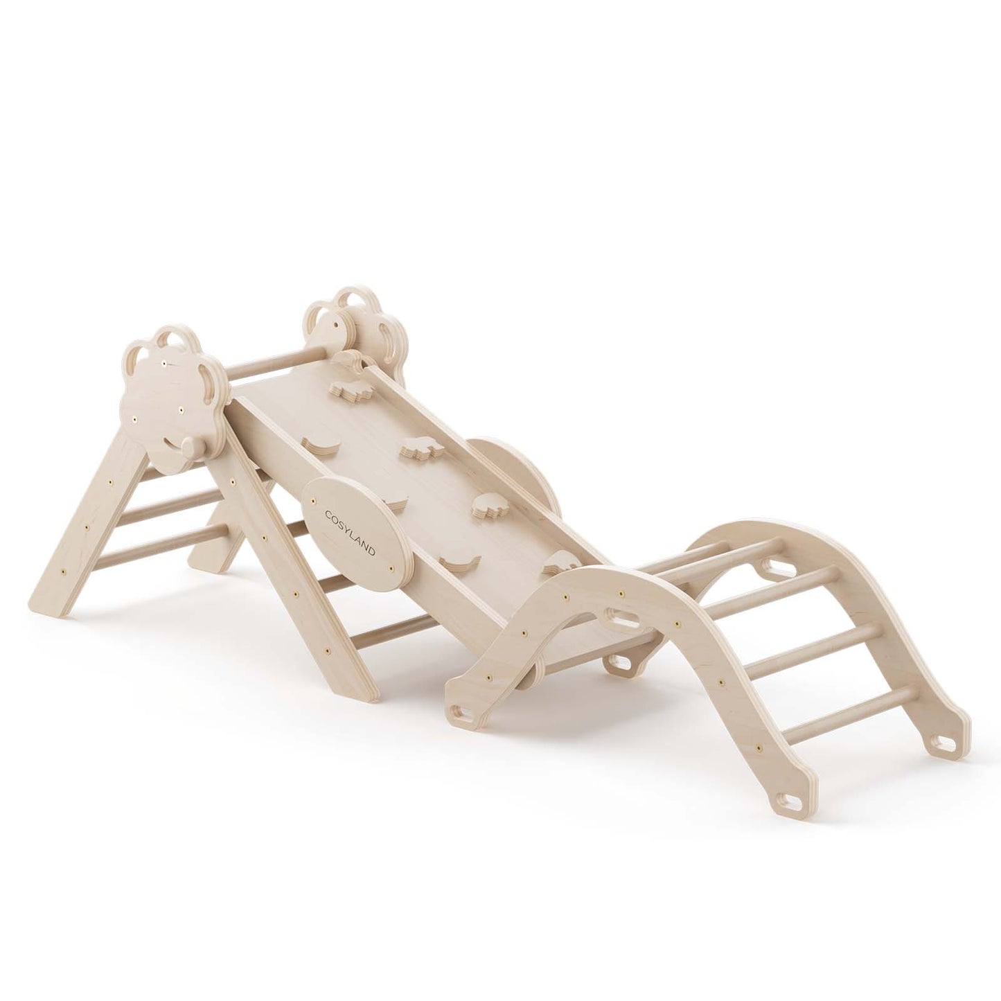8-in-1 Foldable Pikler Triangle for Toddlers