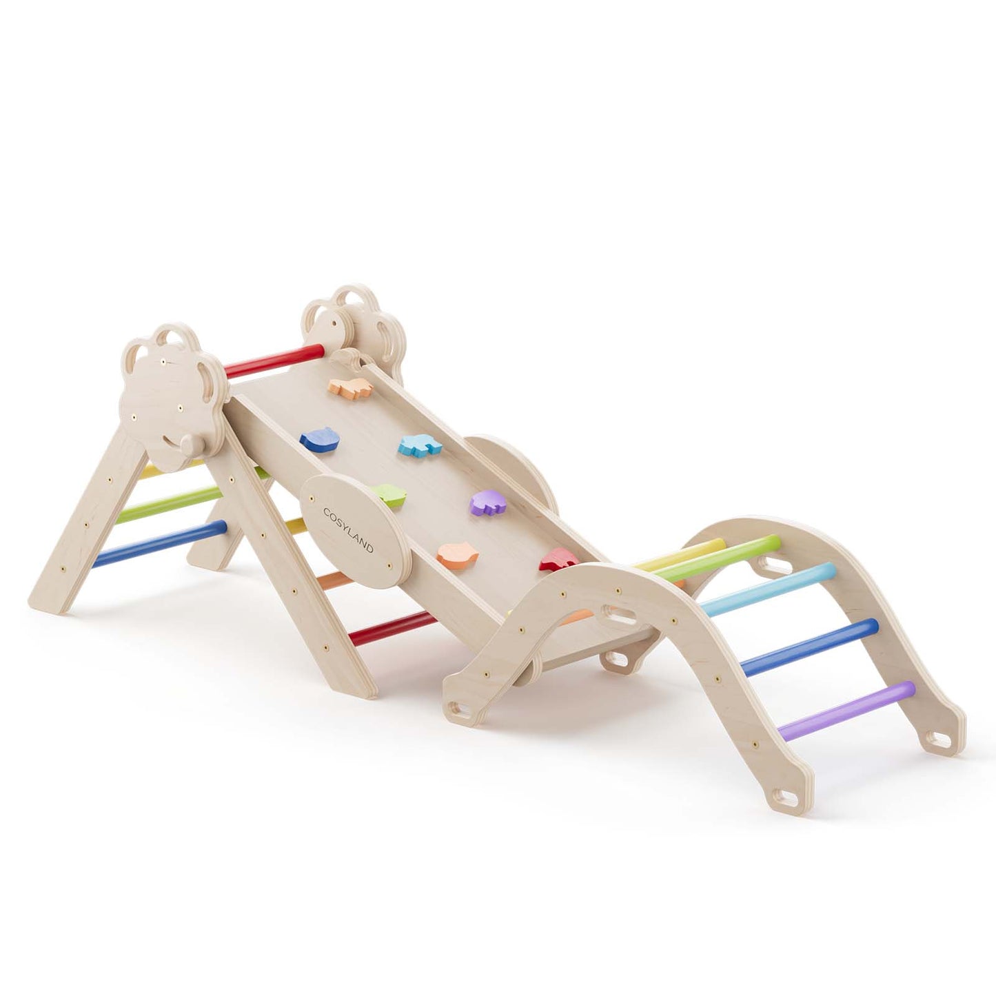 8-in-1 Foldable Pikler Triangle for Toddlers
