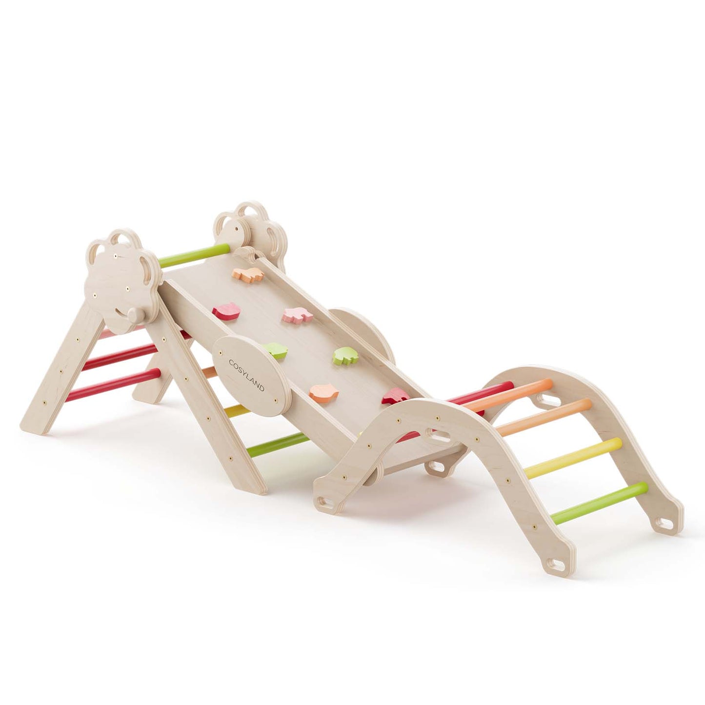 8-in-1 Foldable Pikler Triangle for Toddlers