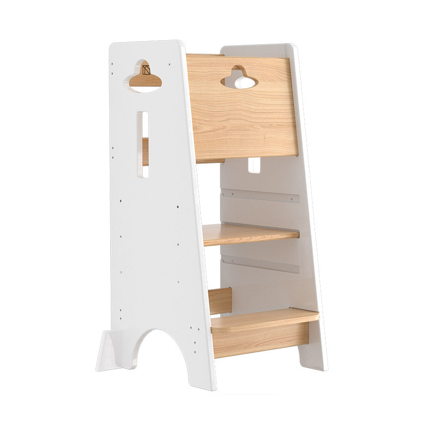 Toddler Standing Tower Paintless - 3 Levels Height Adjustable