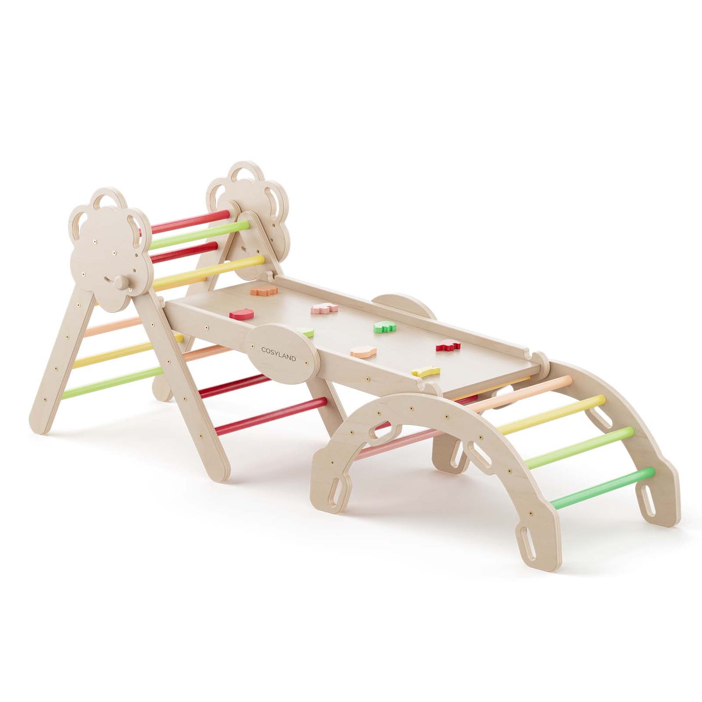 8-in-1 Foldable Pikler Triangle for Toddlers