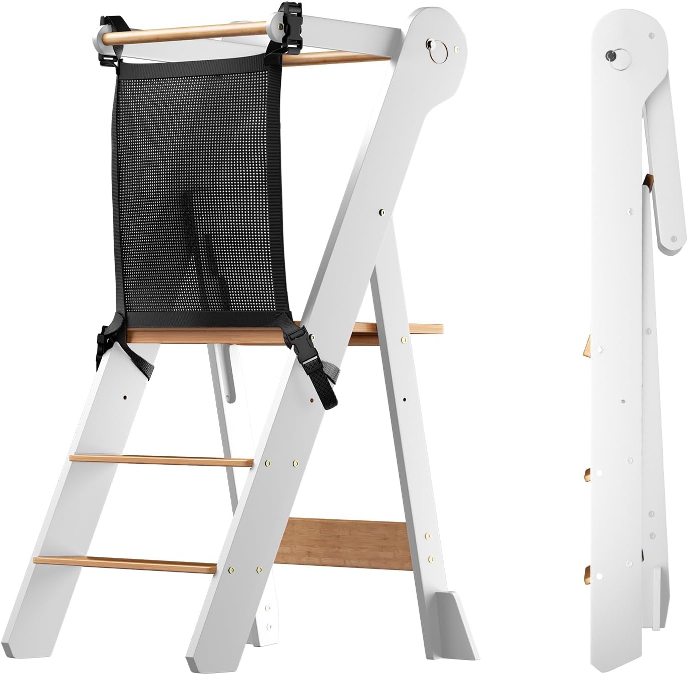 Height Adjustable Toddler Kitchen Standing Tower
