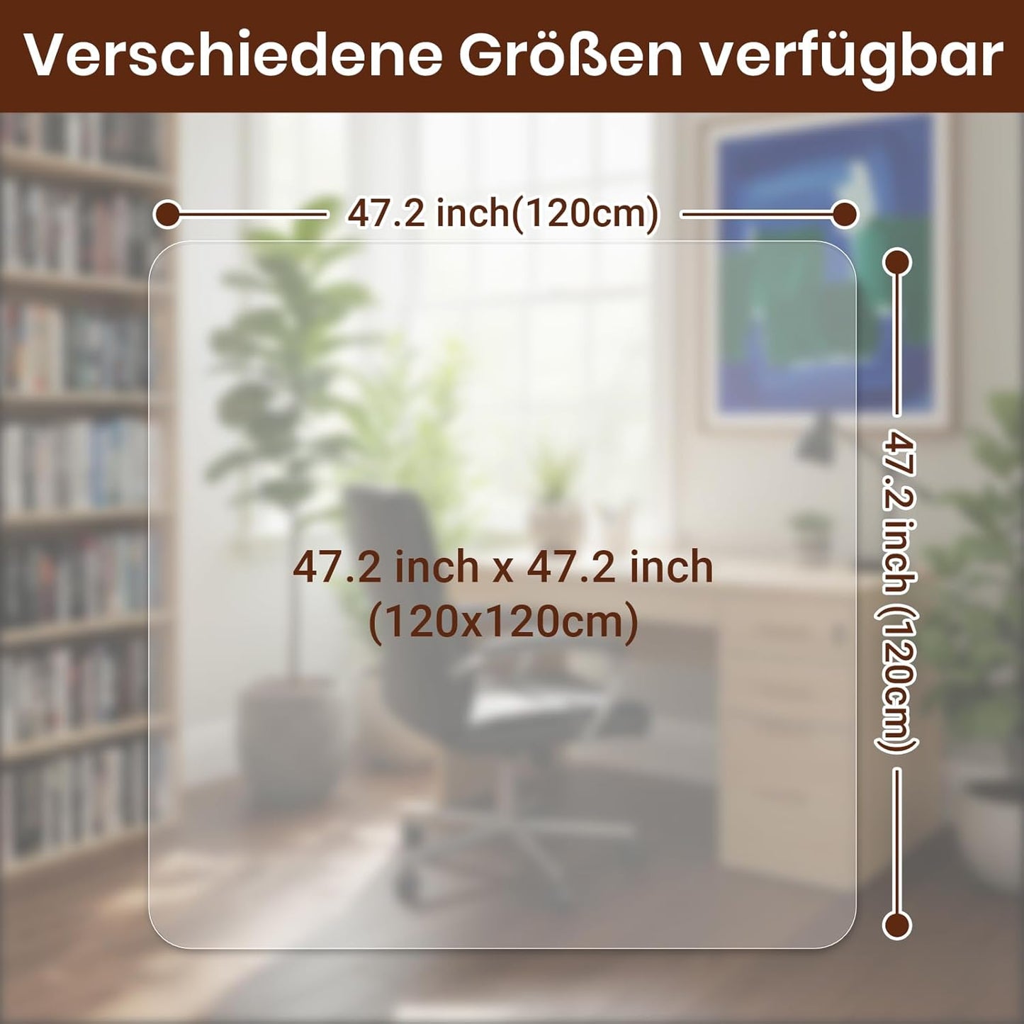 Floor Protection Mat for Desk Chair Non-Slip