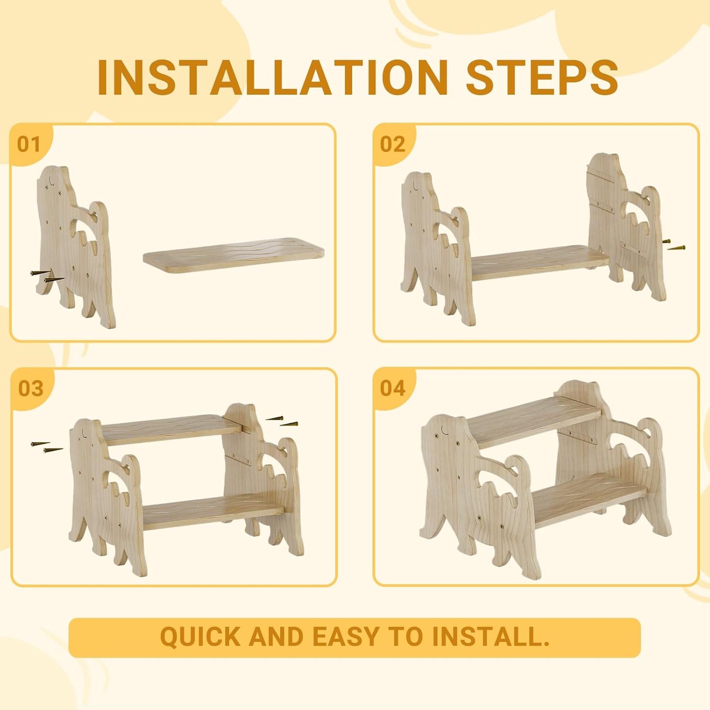 Height Adjustable 2 Step Stool for Kids
