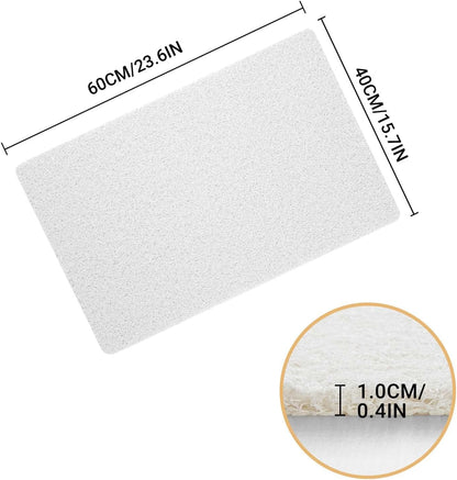 Soft PVC Loofah Non-Slip Shower Mat
