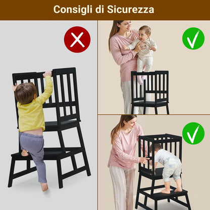 Stable A-Frame Kitchen Standing Tower