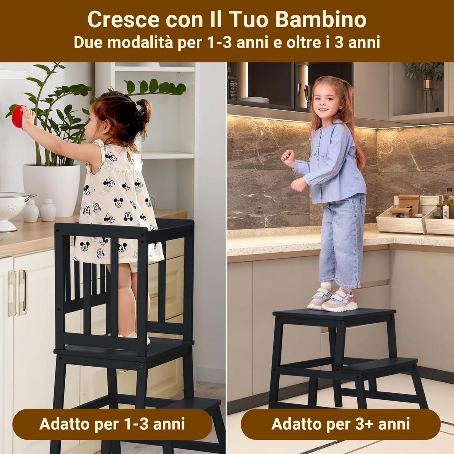 Stable A-Frame Kitchen Standing Tower