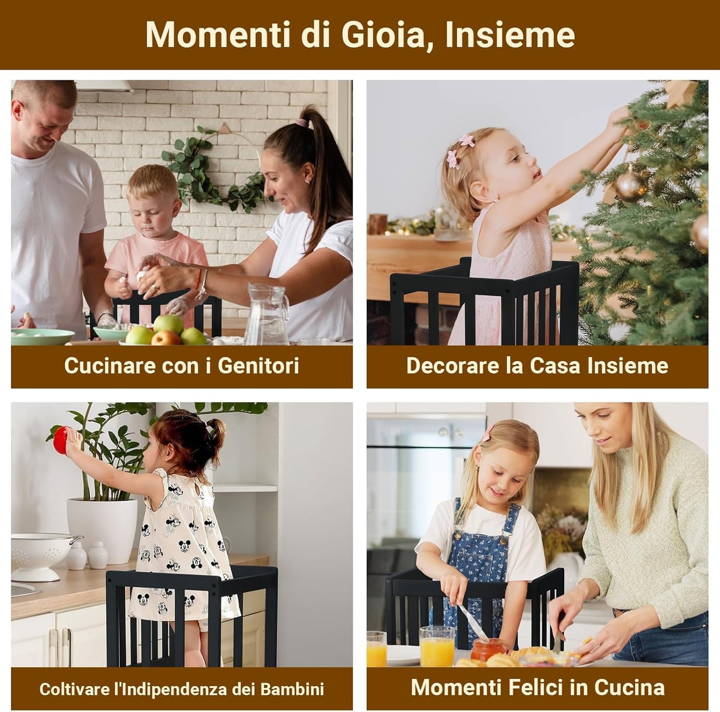 Stable A-Frame Kitchen Standing Tower