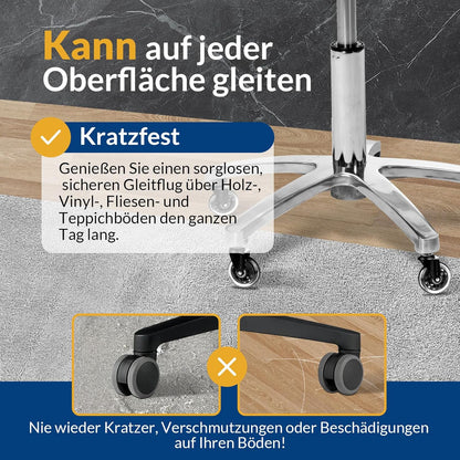 Office Chair Wheels Set of 5