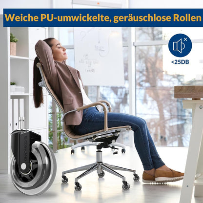 Office Chair Wheels Set of 5