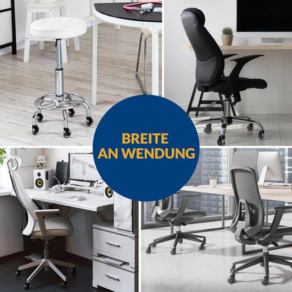 Office Chair Wheels Set of 5