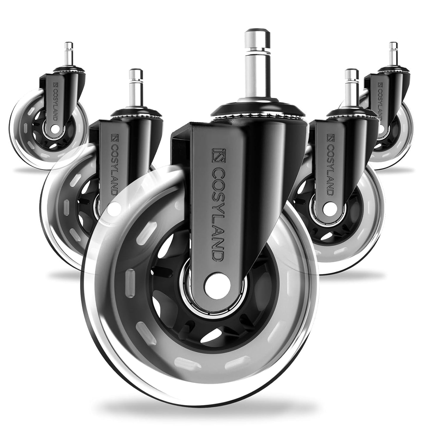 Office Chair Wheels Set of 5