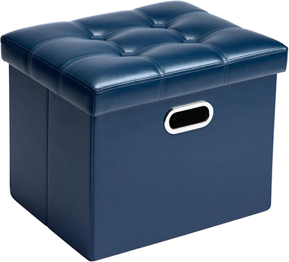 Foldable Storage Bench with Lid