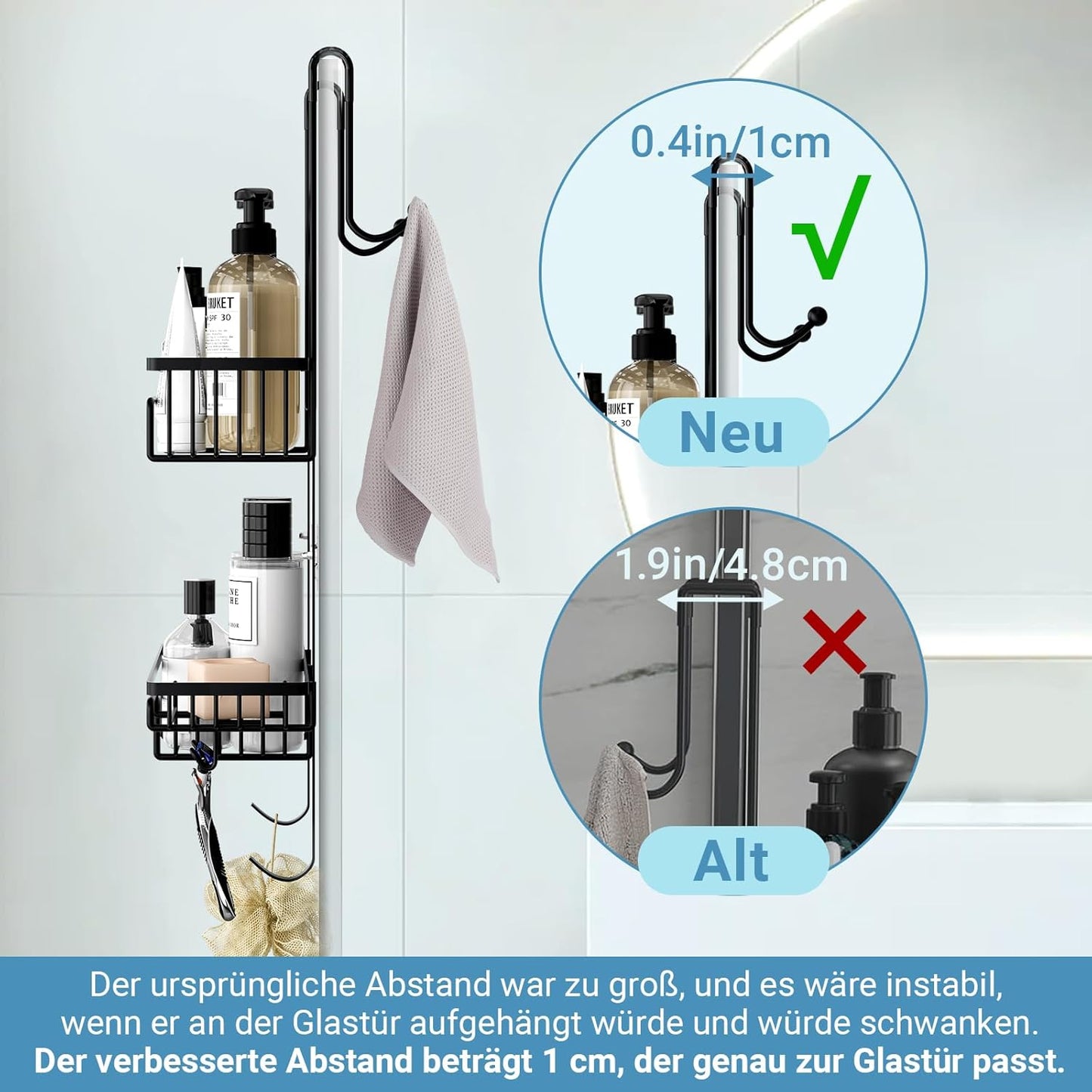 Hanging Bathroom Storage Basket