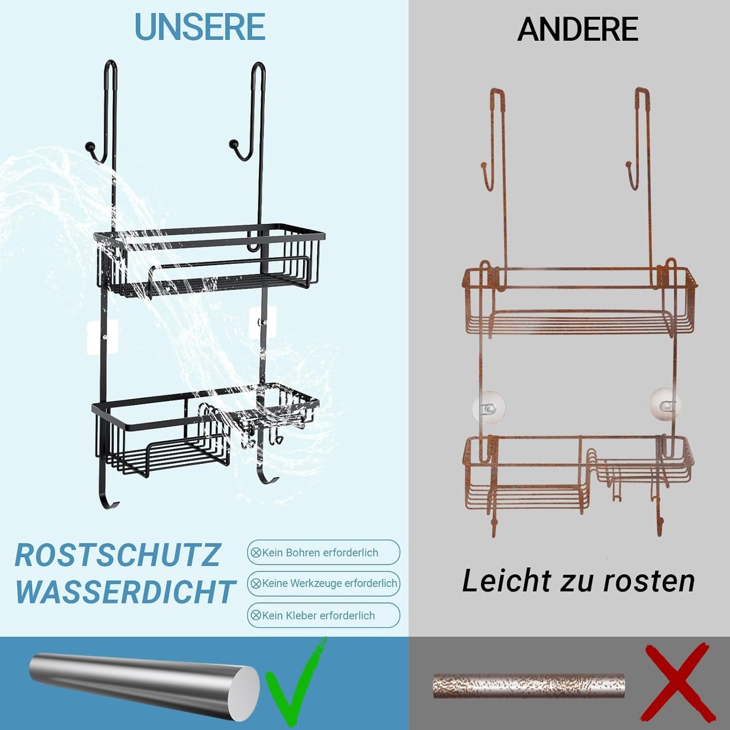 Hanging Bathroom Storage Basket