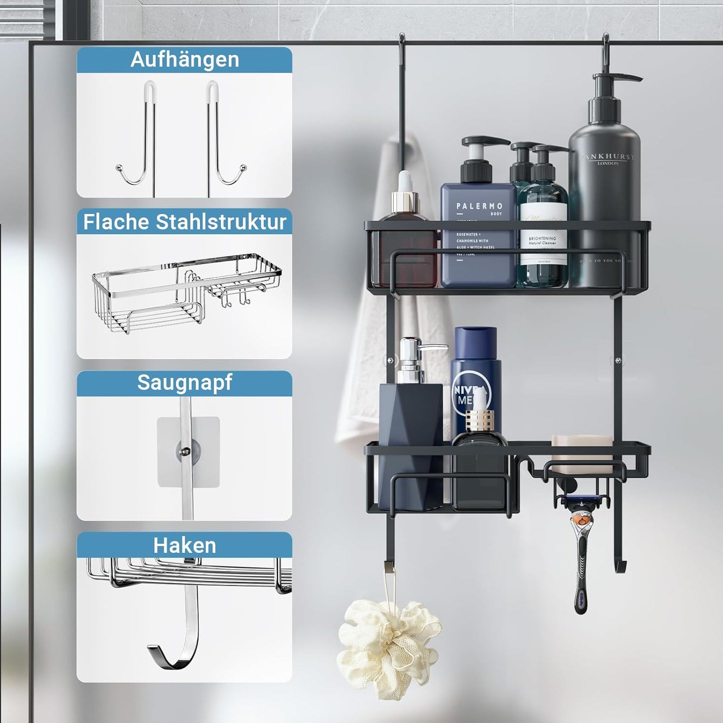 Hanging Bathroom Storage Basket