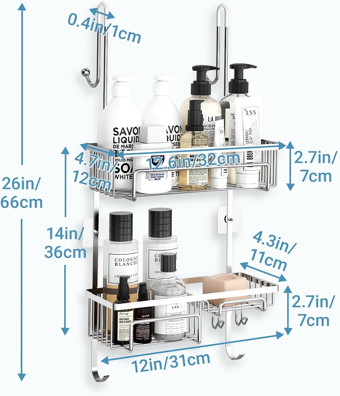 SUS304 Stainless Steel Wall Rack