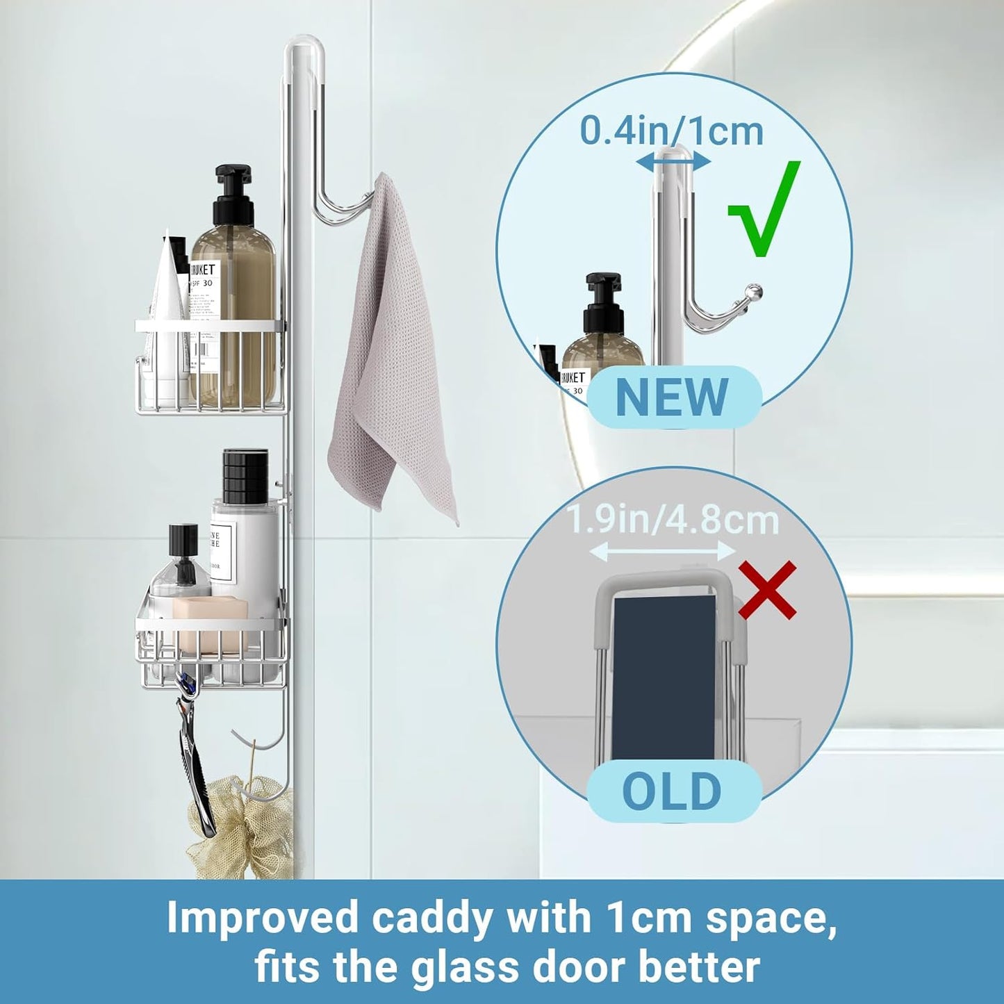 SUS304 Stainless Steel Wall Rack