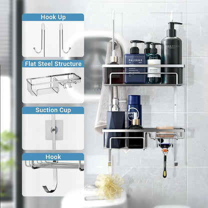 SUS304 Stainless Steel Wall Rack