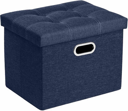 Foldable Storage Bench with Lid