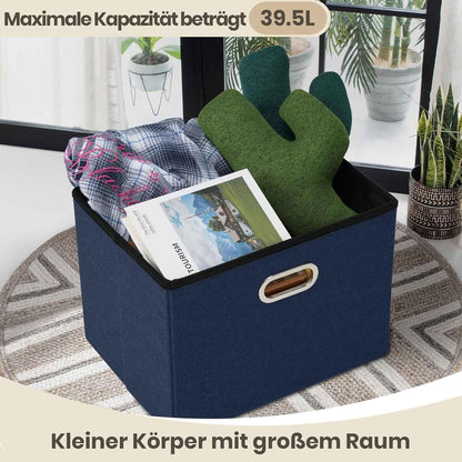 Foldable Storage Bench with Lid