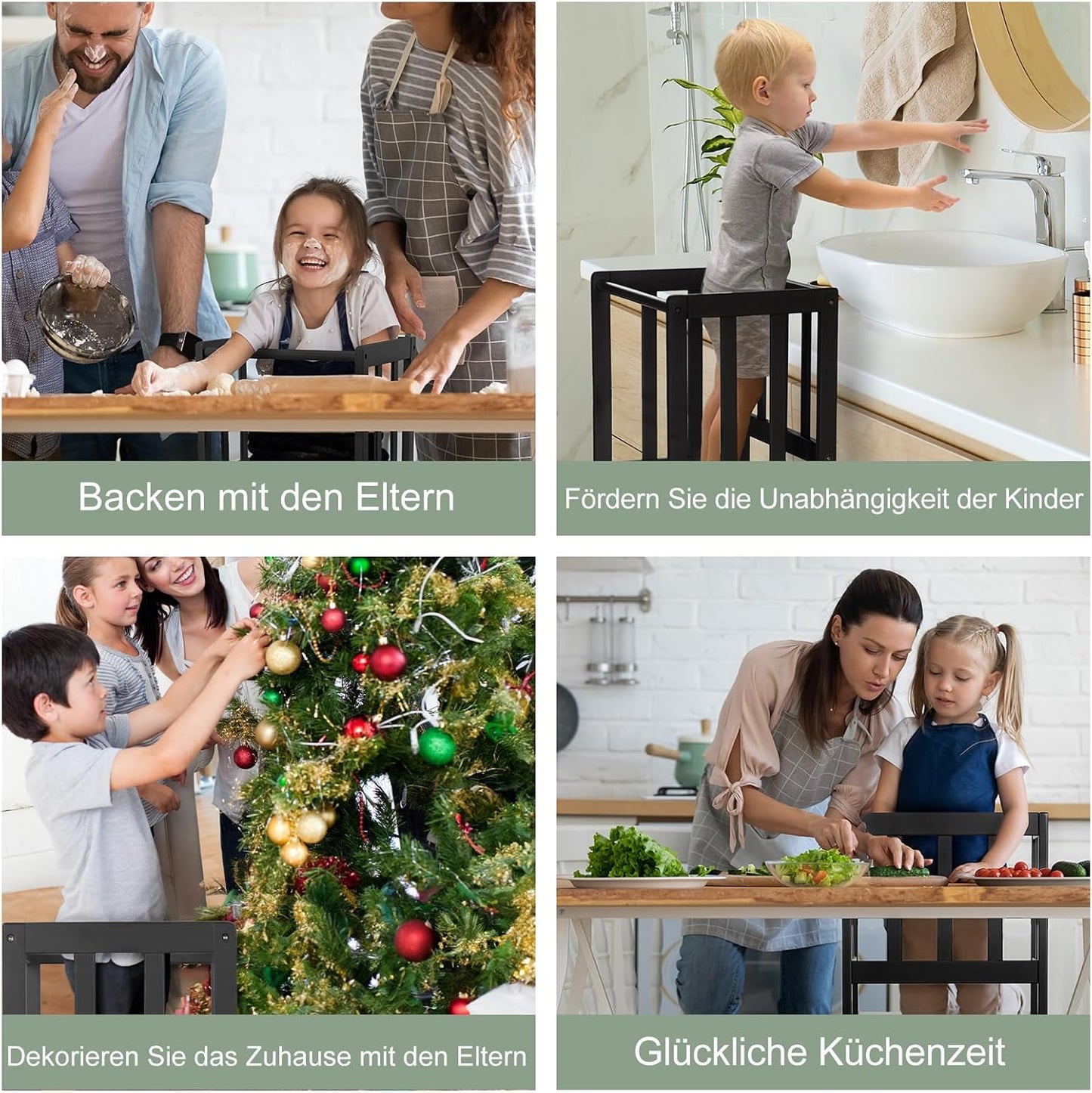 Adjustable Height Montessori  Toddlers Learning Tower