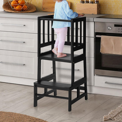 Adjustable Height Montessori  Toddlers Learning Tower