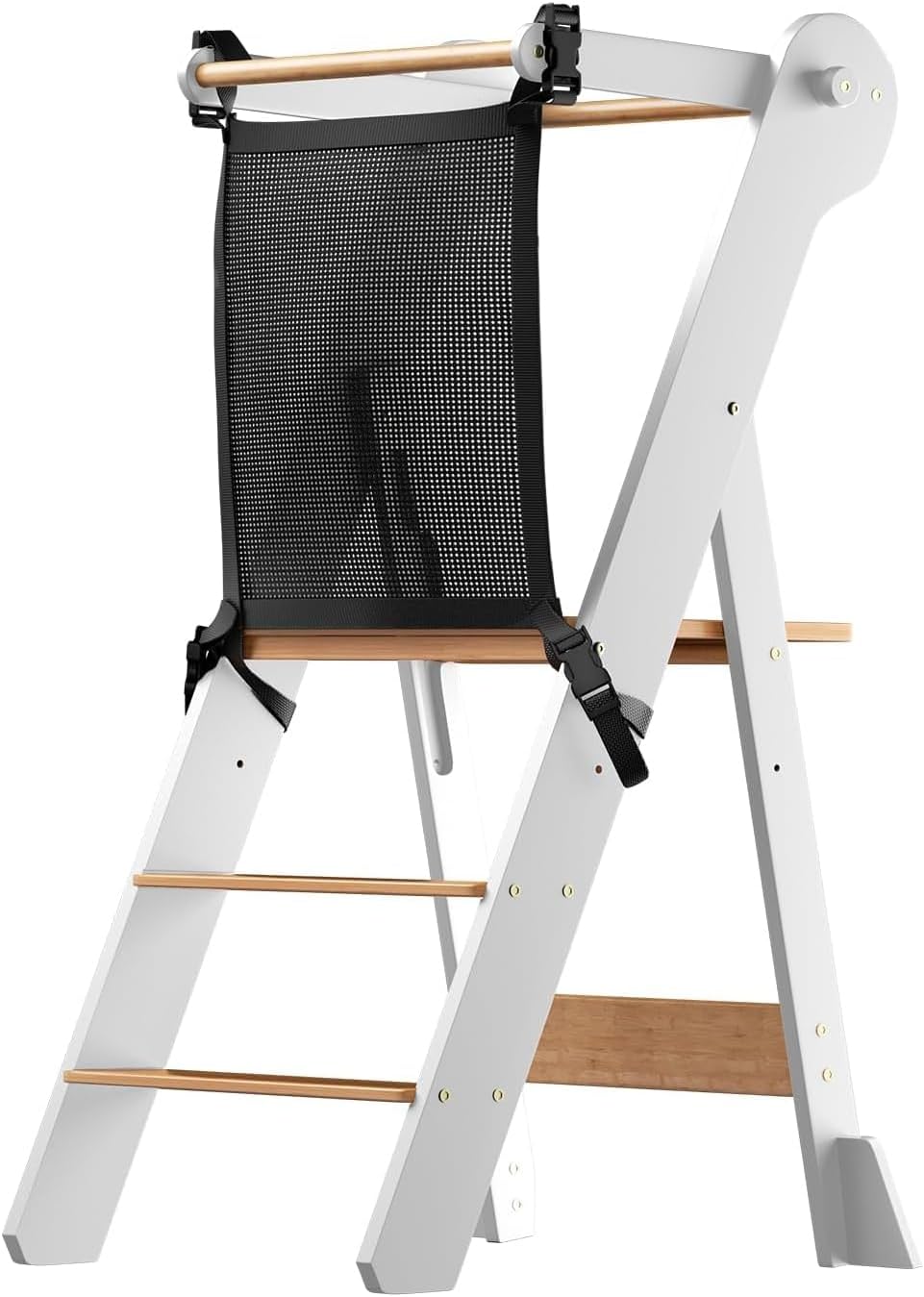 Foldable Height Adjustable Wooden Learning Tower