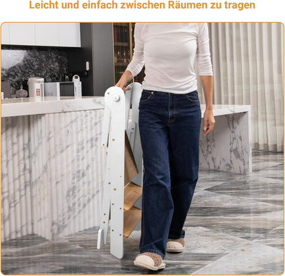 Foldable Height Adjustable Wooden Learning Tower