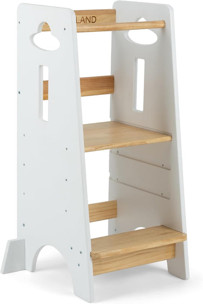 3 Levels Adjustable Kids Learning Stool for Kitchen Stool