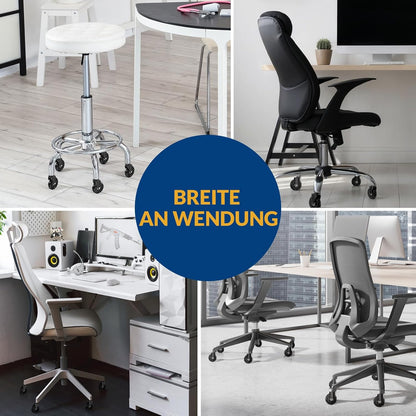 Set of 5 Office Silent Casters