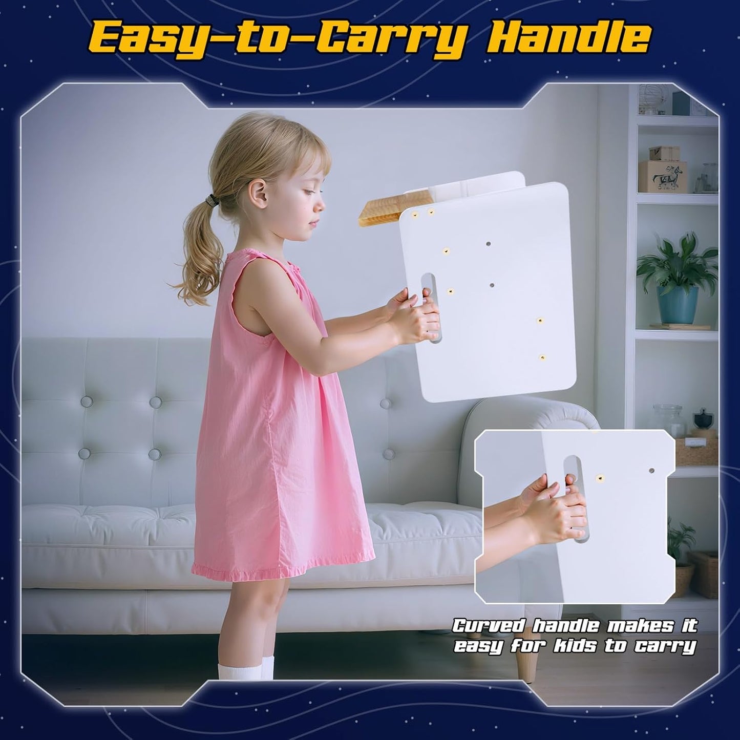 Toddlers Wooden Two-Step Stool