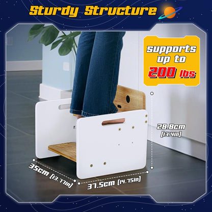 Toddlers Wooden Two-Step Stool