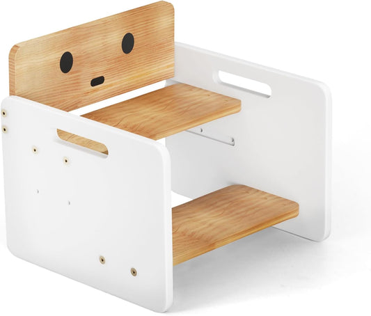 Toddlers Wooden Two-Step Stool