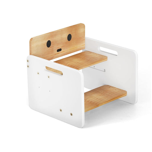 Toddlers Wooden Two-Step Stool