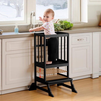 Kitchen Toddlers Step Stool Height Adjustable