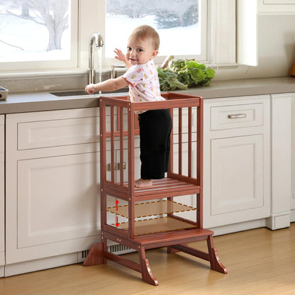 Kitchen Toddlers Step Stool Height Adjustable