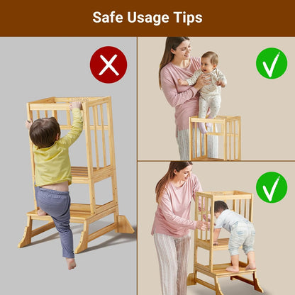 Kitchen Toddlers Step Stool Height Adjustable