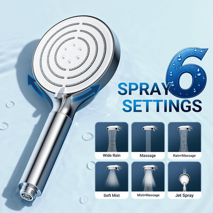 304 Stainless Steel Filtered Shower Head with Handheld