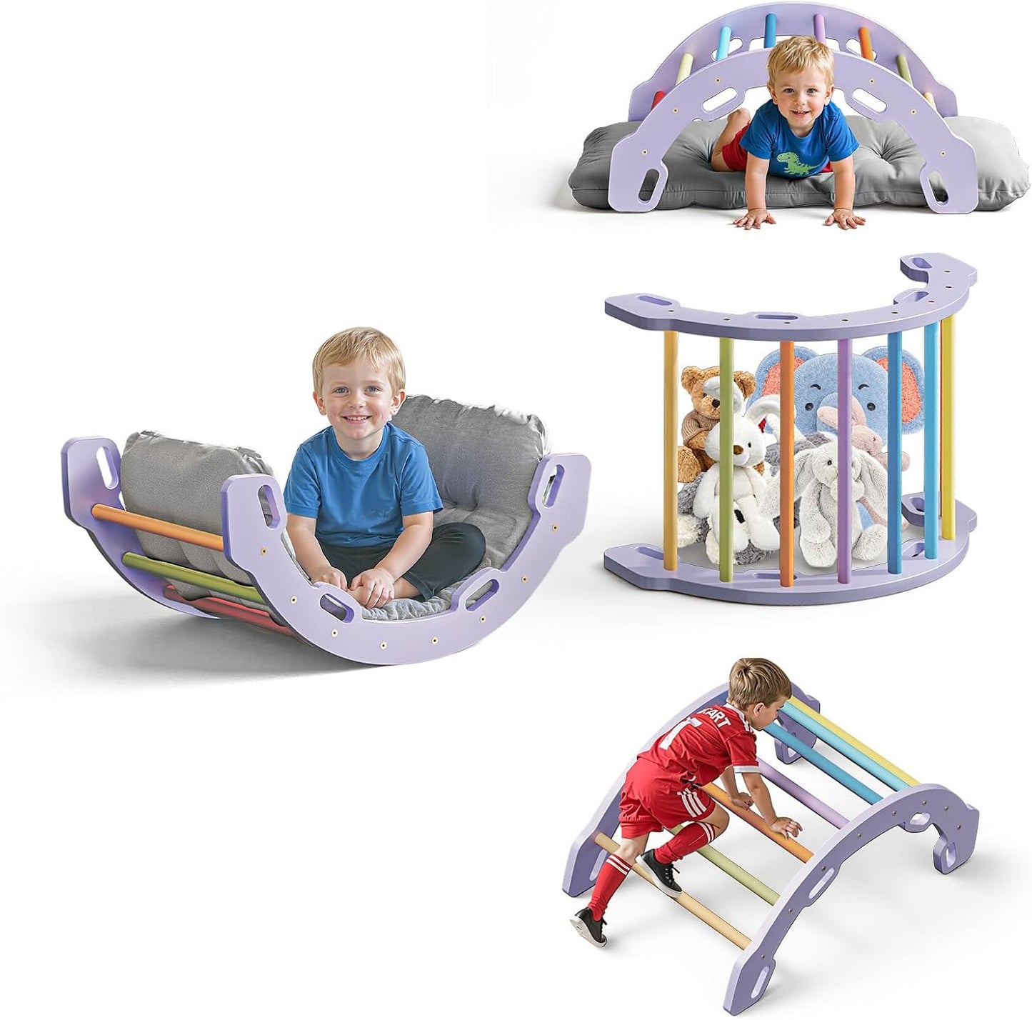 Montessori Wooden Climbing Arch