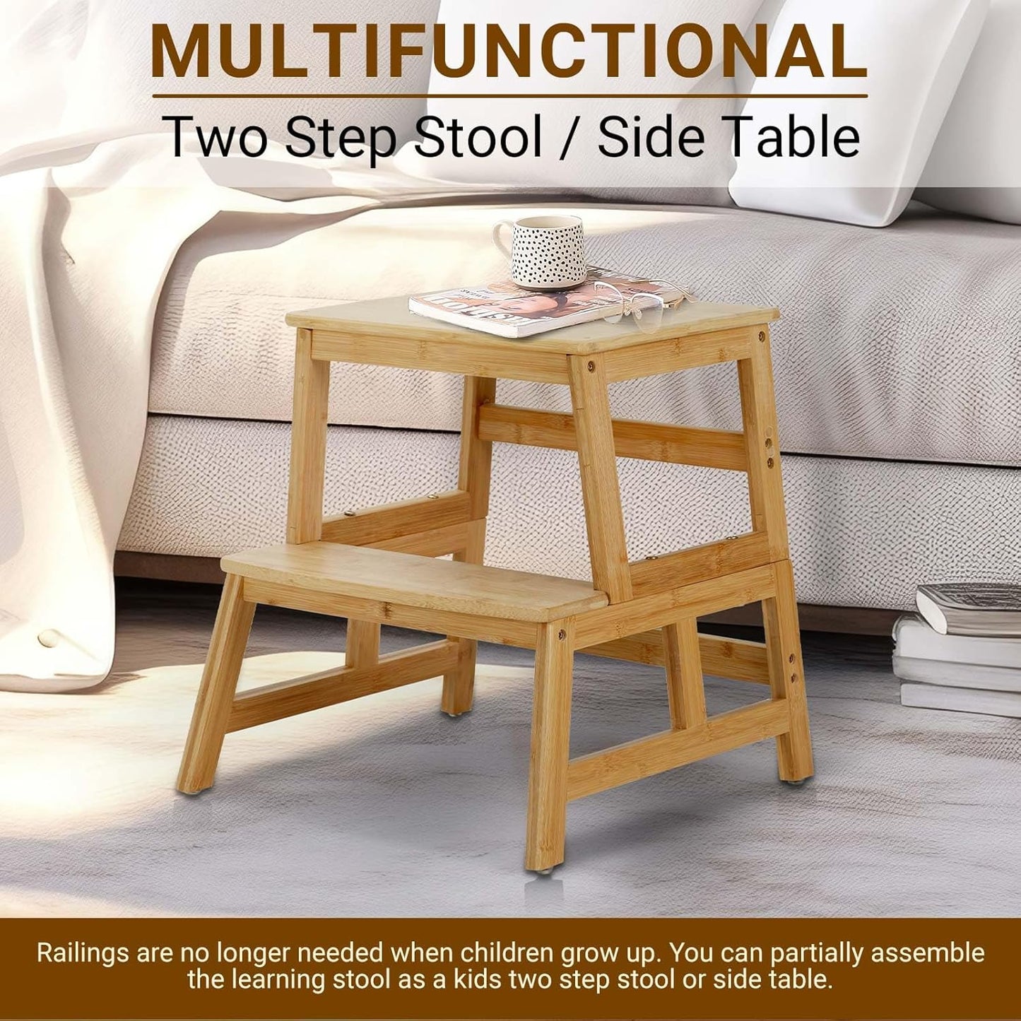 Kids Kitchen Standing Tower Step Stool Helper