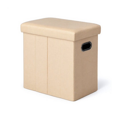 Ottoman with Storage Collapsible Fabric