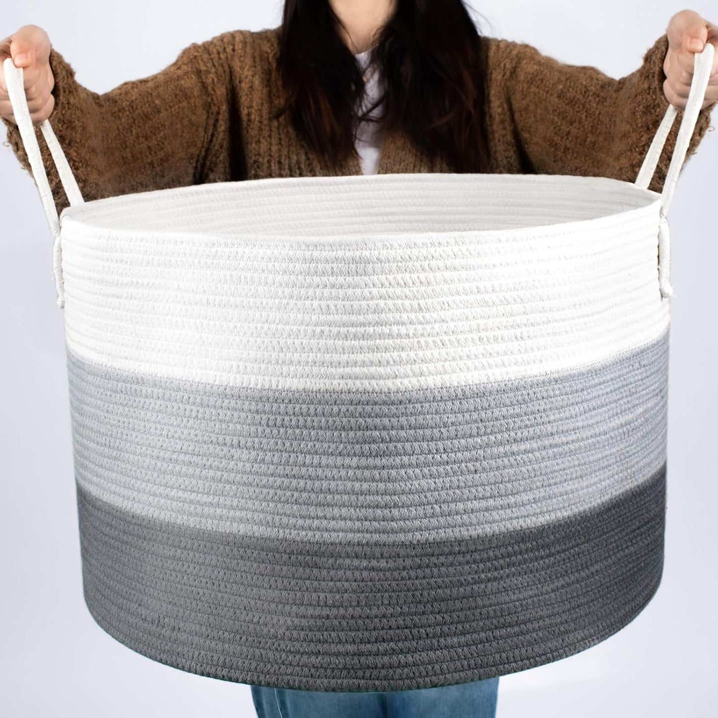 Large Cotton Rope Basket
