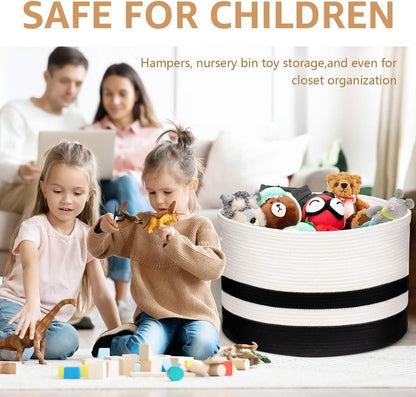 Large Cotton Rope Basket